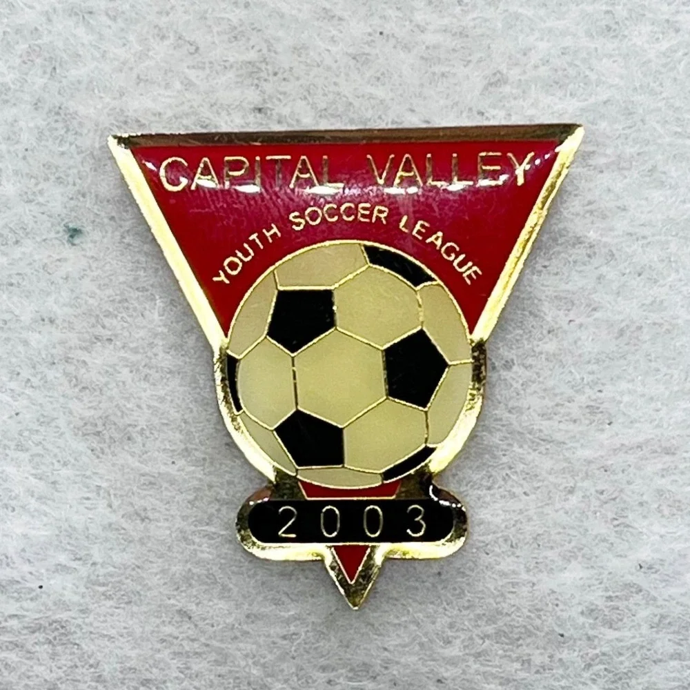 🔮 5/$25 Vintage Capital Valley‎ Youth Soccer League 2003 Pin